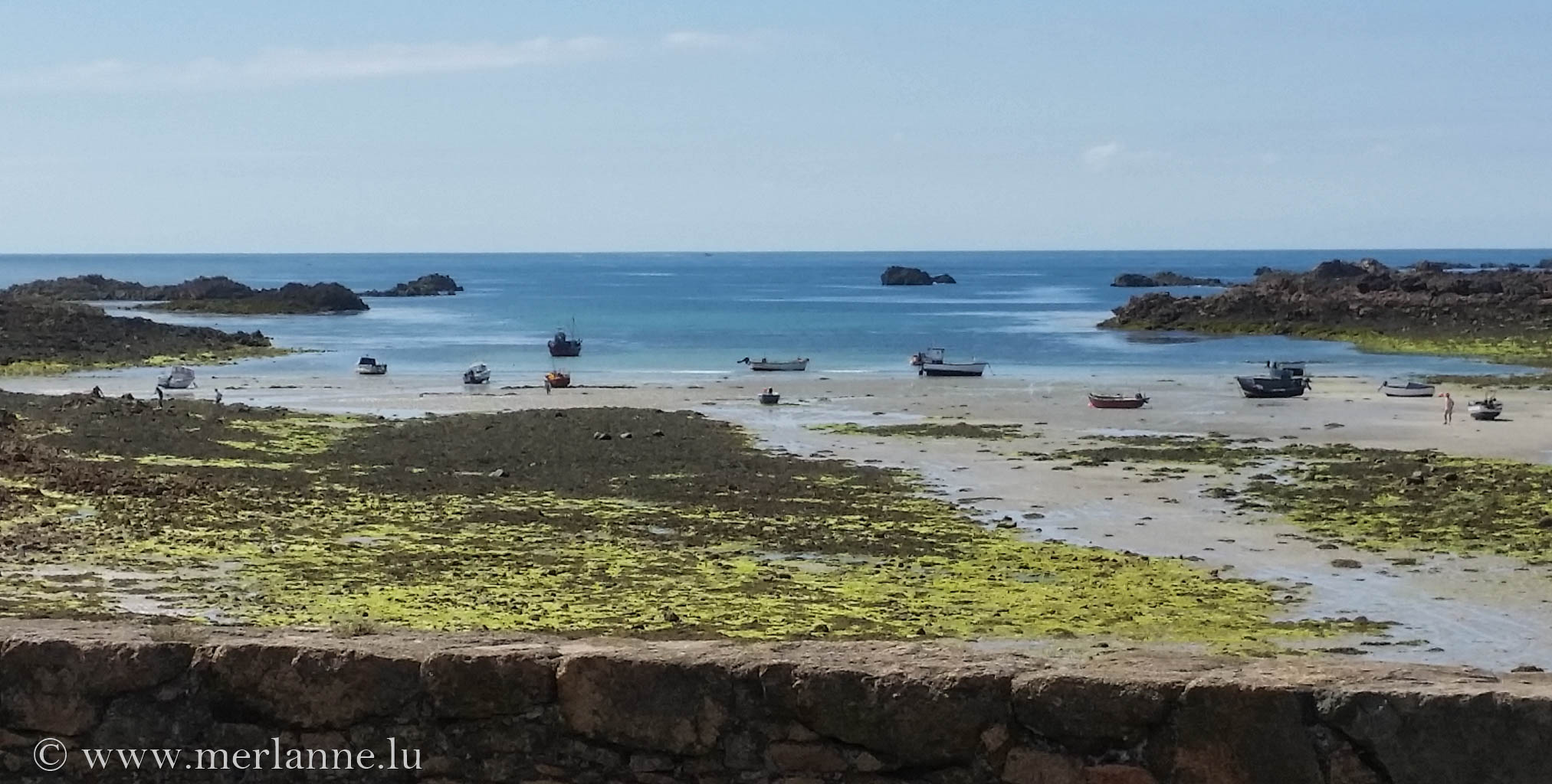 Perelle Bay bei Ebbe